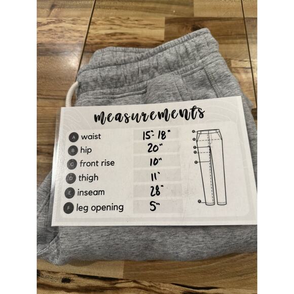 American Eagle Pants Mens Medium Gray Joggers Tapered Lounge Drawstring Casual - Picture 3 of 7